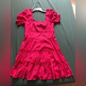 Trixxi Vibrant Pink Womenโs Dress
